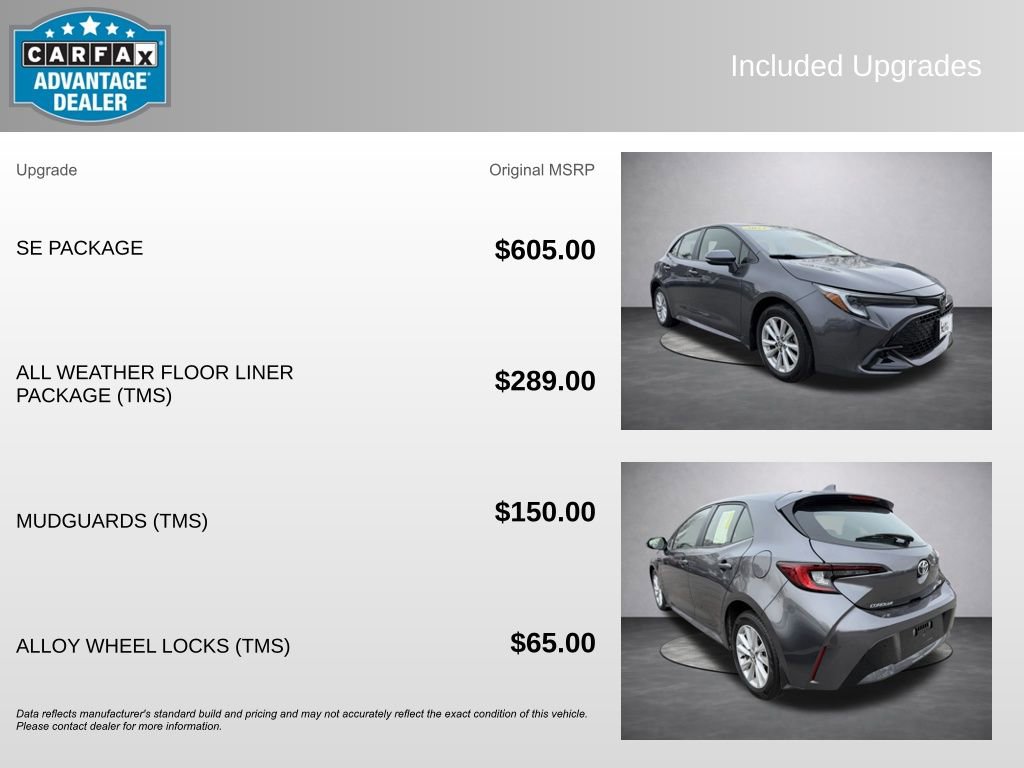 Used 2024 Toyota Corolla SE w/ SE Package FWD image 5