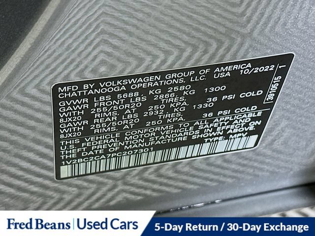 Used 2023 Volkswagen Atlas Cross Sport SEL AWD/4WD image 35