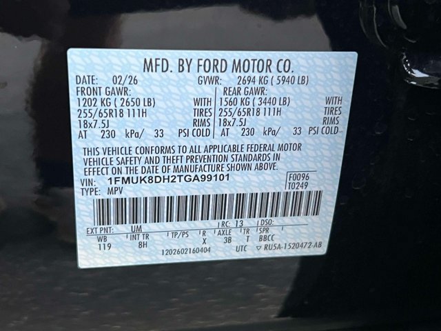Used 2026 Ford Explorer Active AWD/4WD image 25