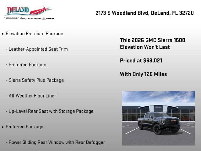 New 2026 GMC Sierra 1500 Elevation w/ Elevation Premium Package AWD/4WD image 35