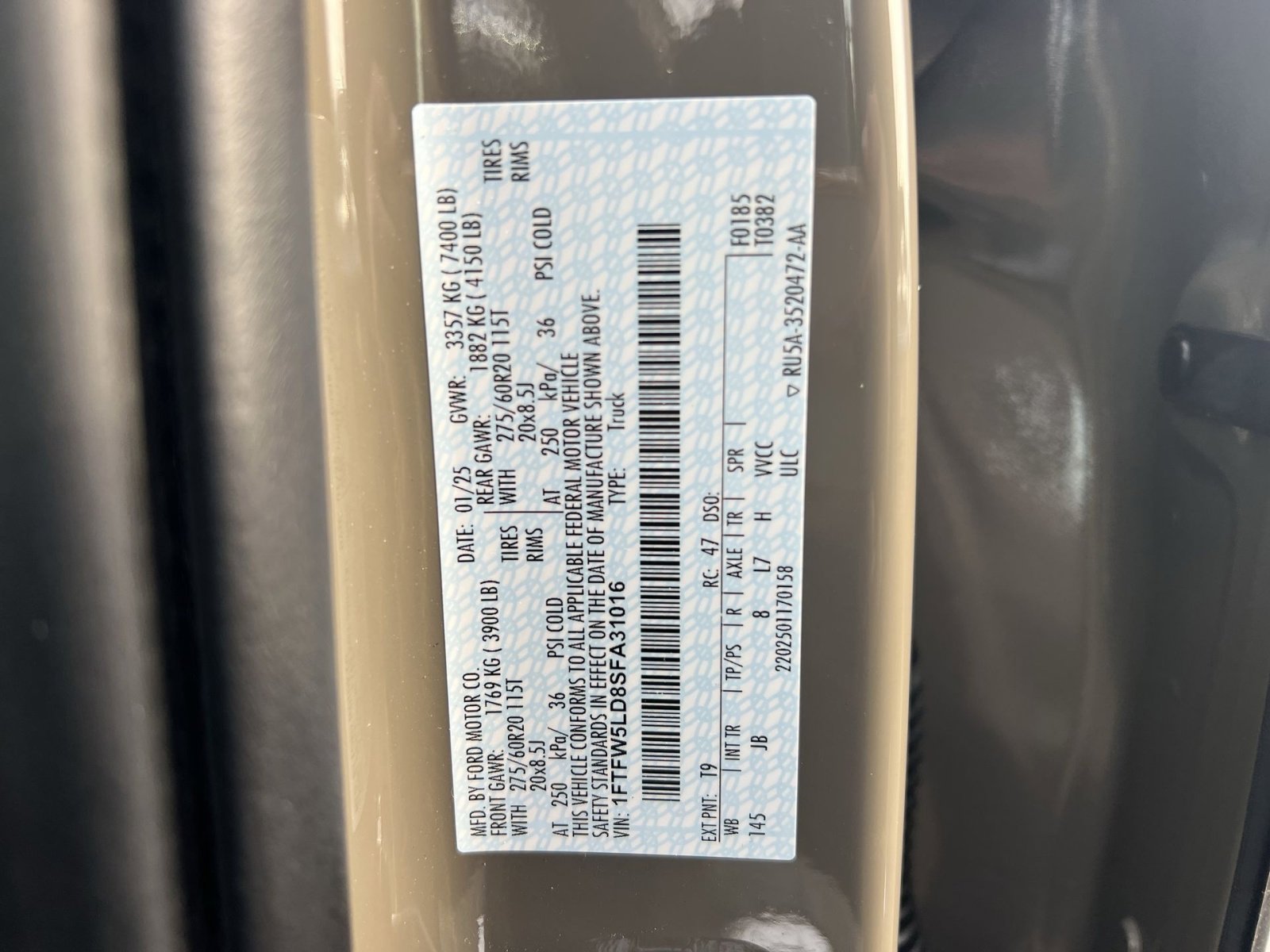 New 2025 Ford F150 Lariat w/ Equipment Group 502A High image 29