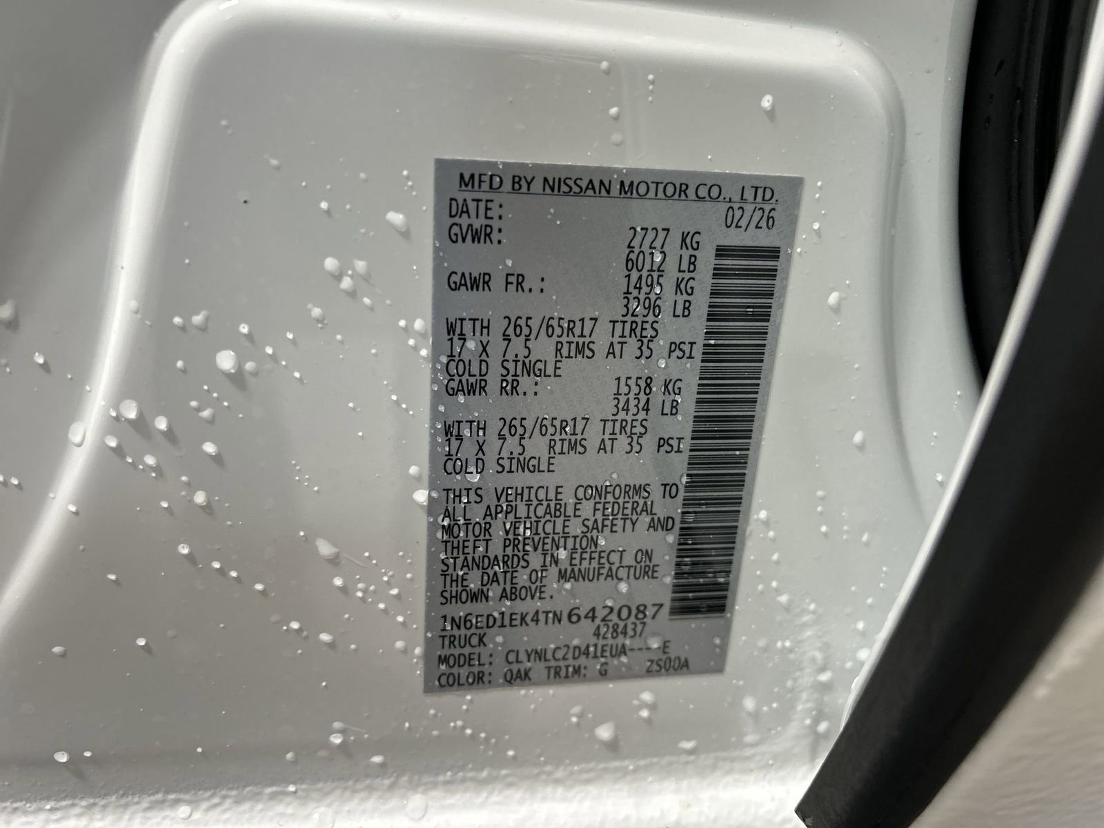 New 2026 Nissan Frontier SV w/ SV Convenience Package image 41