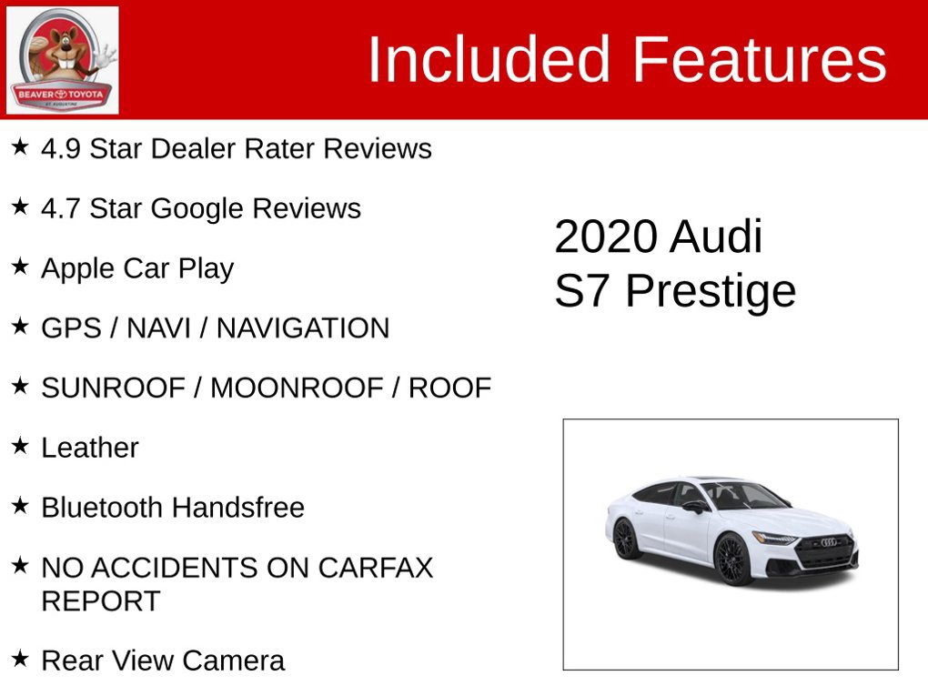 Used 2020 Audi S7 Prestige w/ Prestige Package AWD/4WD image 4