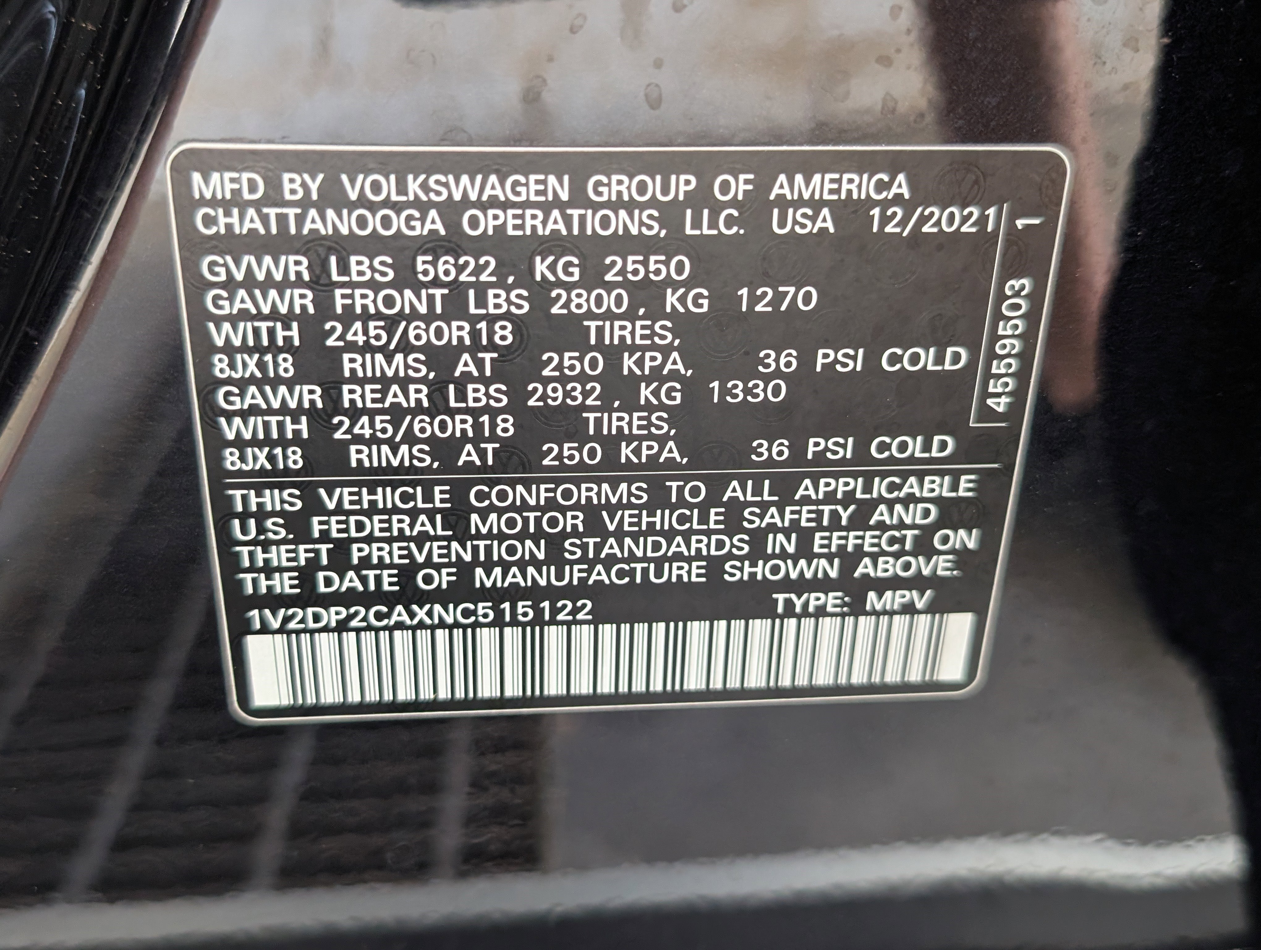 Used 2022 Volkswagen Atlas SE image 36