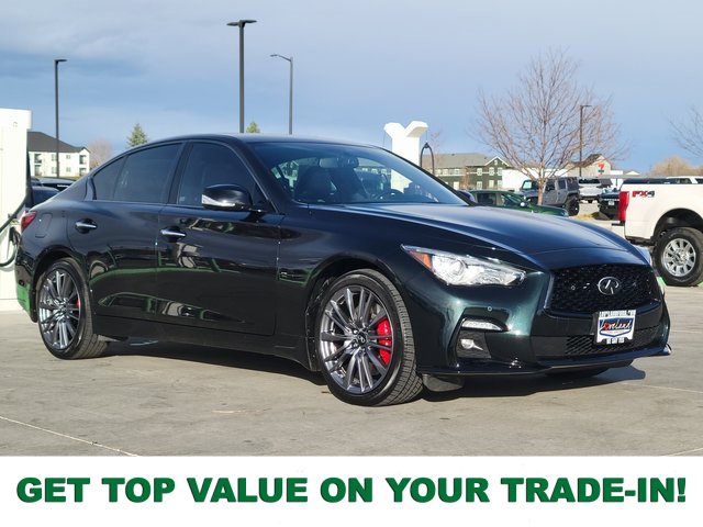 Used 2024 INFINITI Q50 Red Sport 400 w/ Black Opal Edition