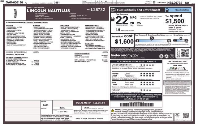 Used 2022 Lincoln Nautilus Reserve AWD/4WD image 30
