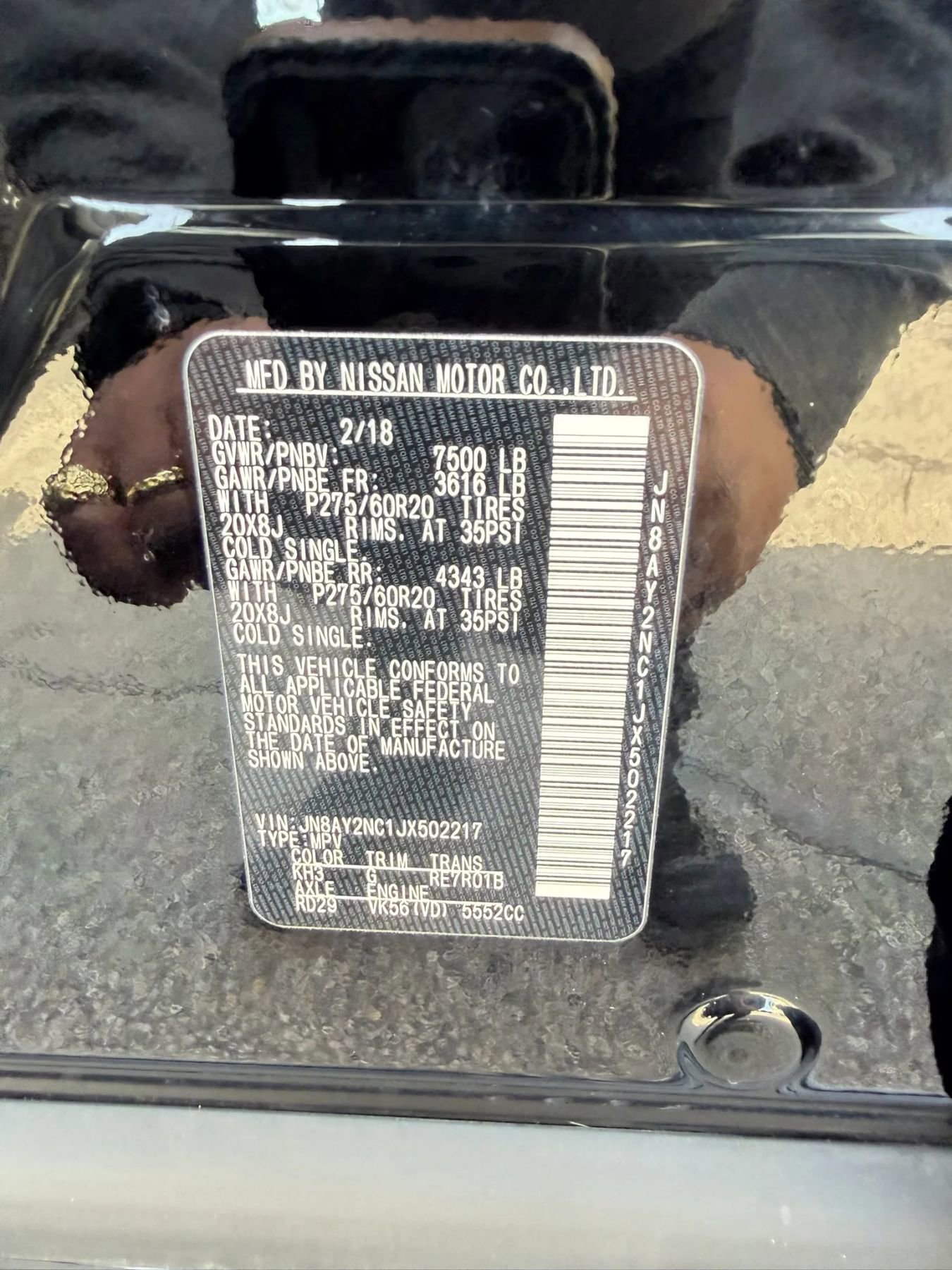 Used 2018 Nissan Armada SL w/ Moonroof Package image 85