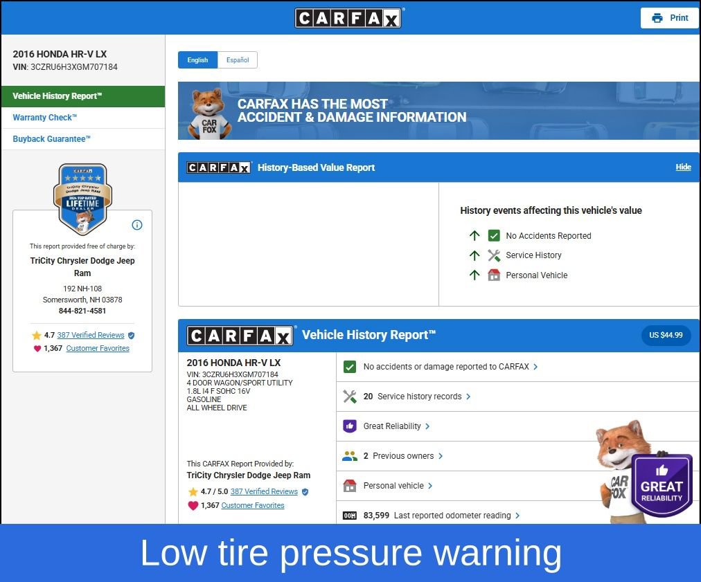 Used 2016 Honda HR-V LX image 9