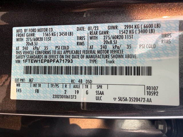 Used 2023 Ford F150 XLT w/ Equipment Group 302A High AWD/4WD image 44