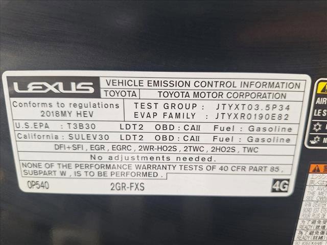 Used 2018 Lexus RX 450h AWD w/ Premium Package image 21