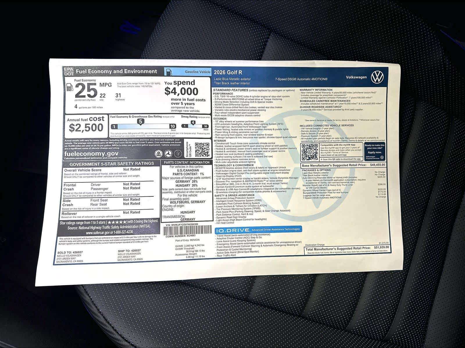 New 2026 Volkswagen Golf AWD/4WD image 13