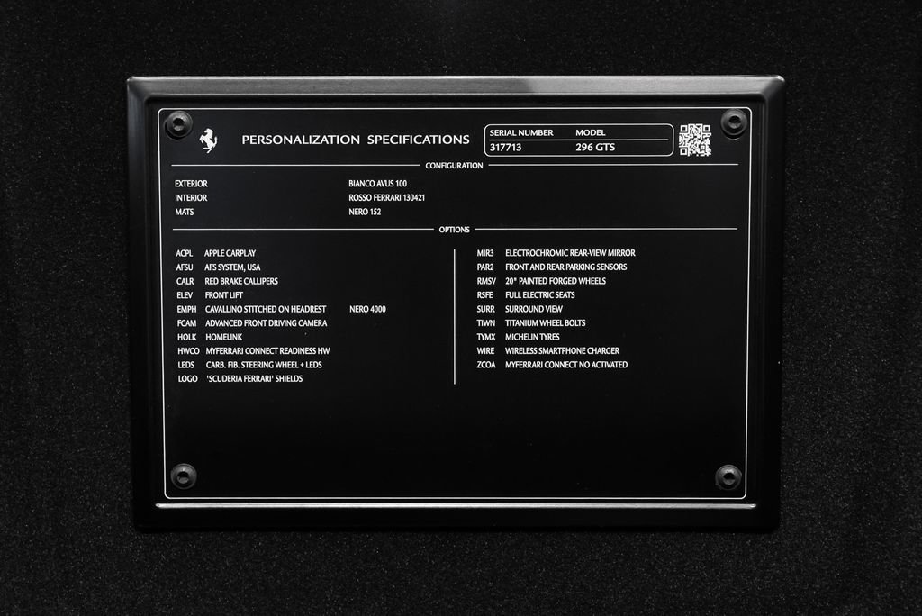 Certified 2025 Ferrari 296 GTS RWD image 24
