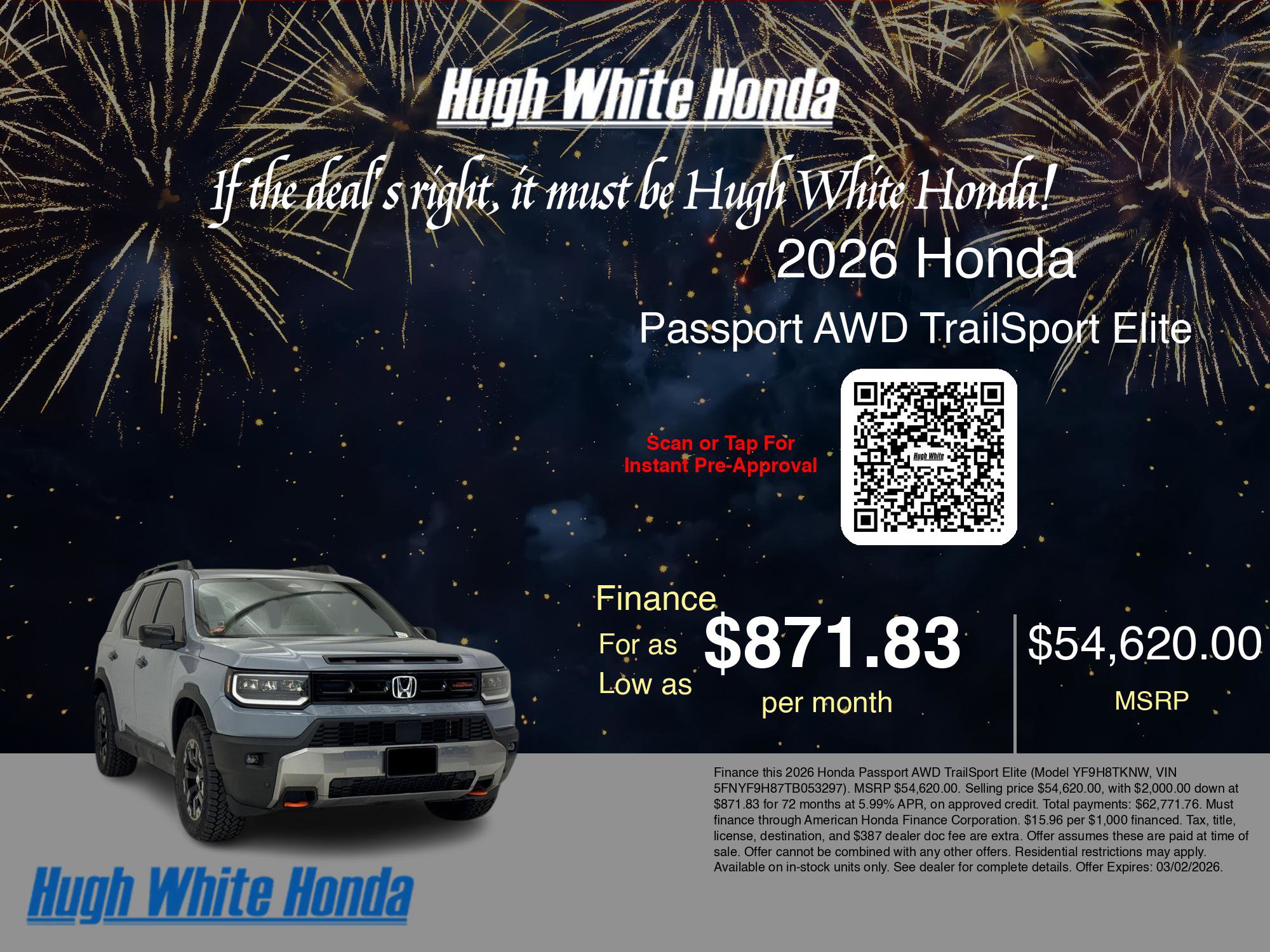 New 2026 Honda Passport TrailSport Elite image 7