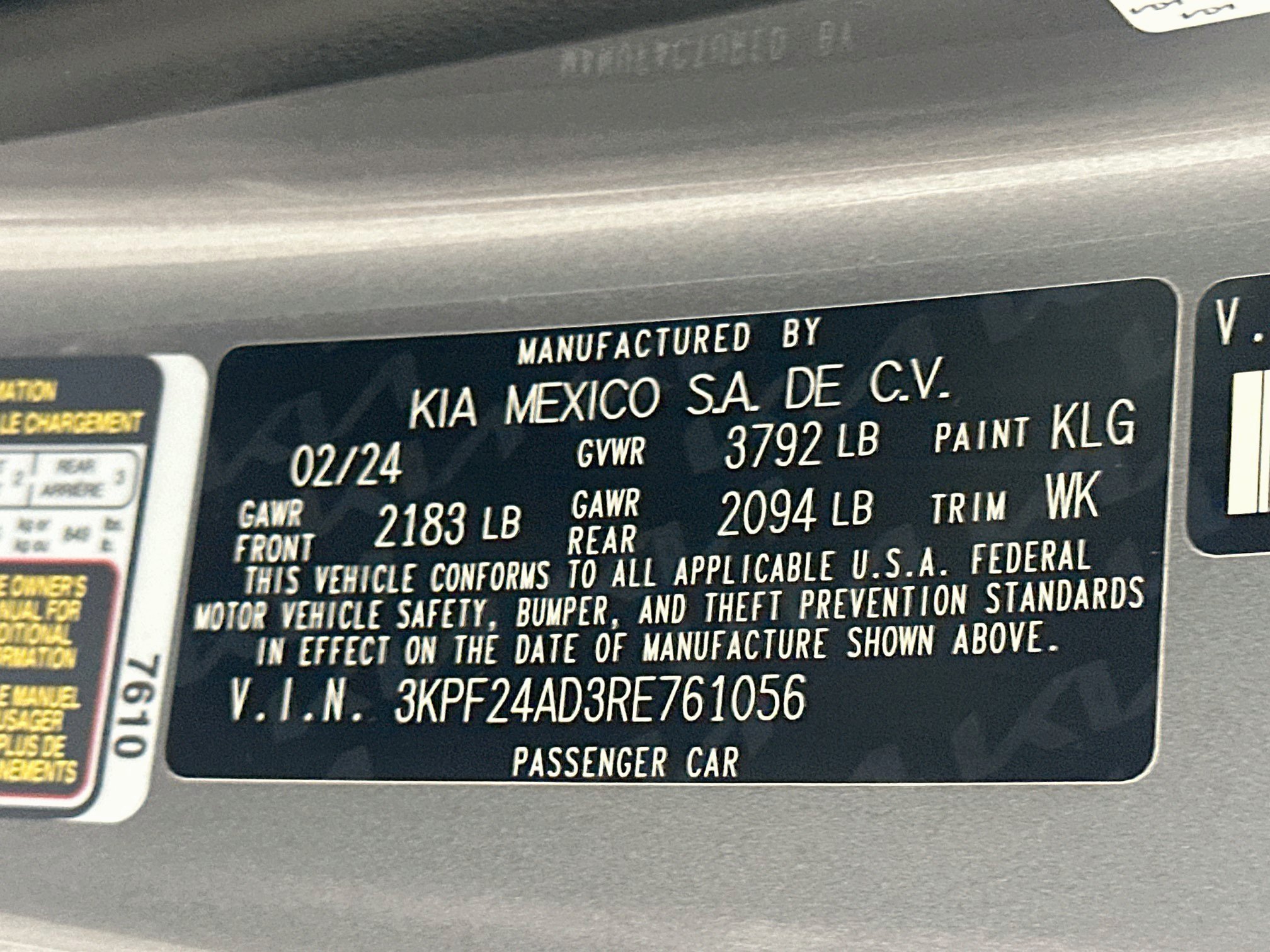Used 2024 Kia Forte LXS FWD image 12