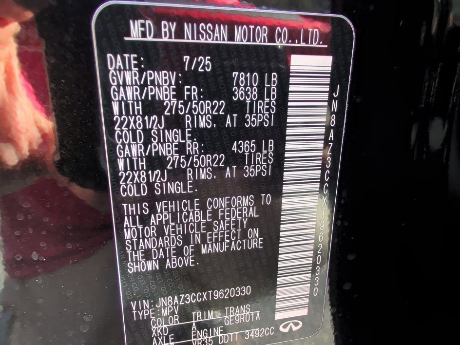 New 2026 INFINITI QX80 Autograph image 26