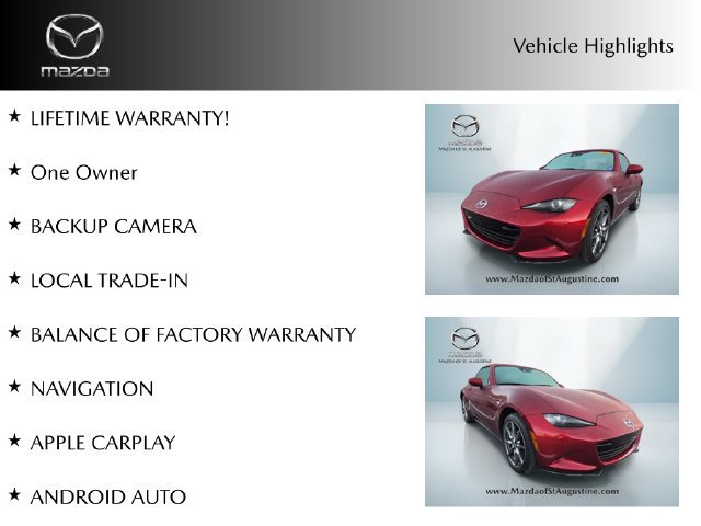 Used 2022 MAZDA MX-5 Miata RF Grand Touring RWD image 2