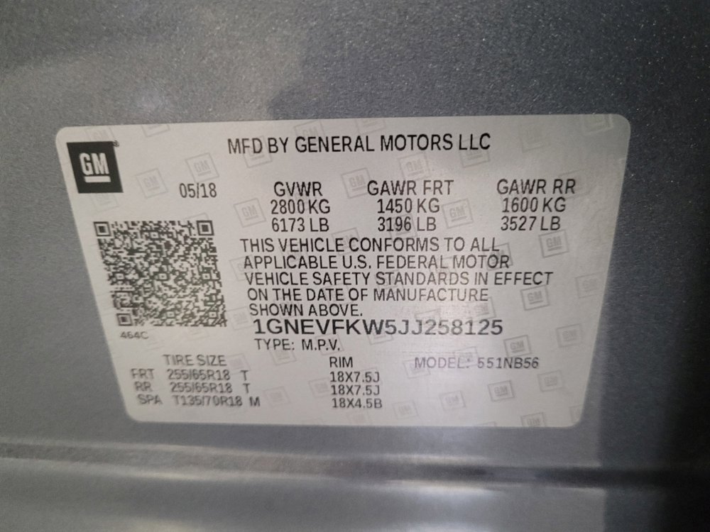 Used 2018 Chevrolet Traverse LS w/ LPO, Floor Liner Package AWD/4WD image 33