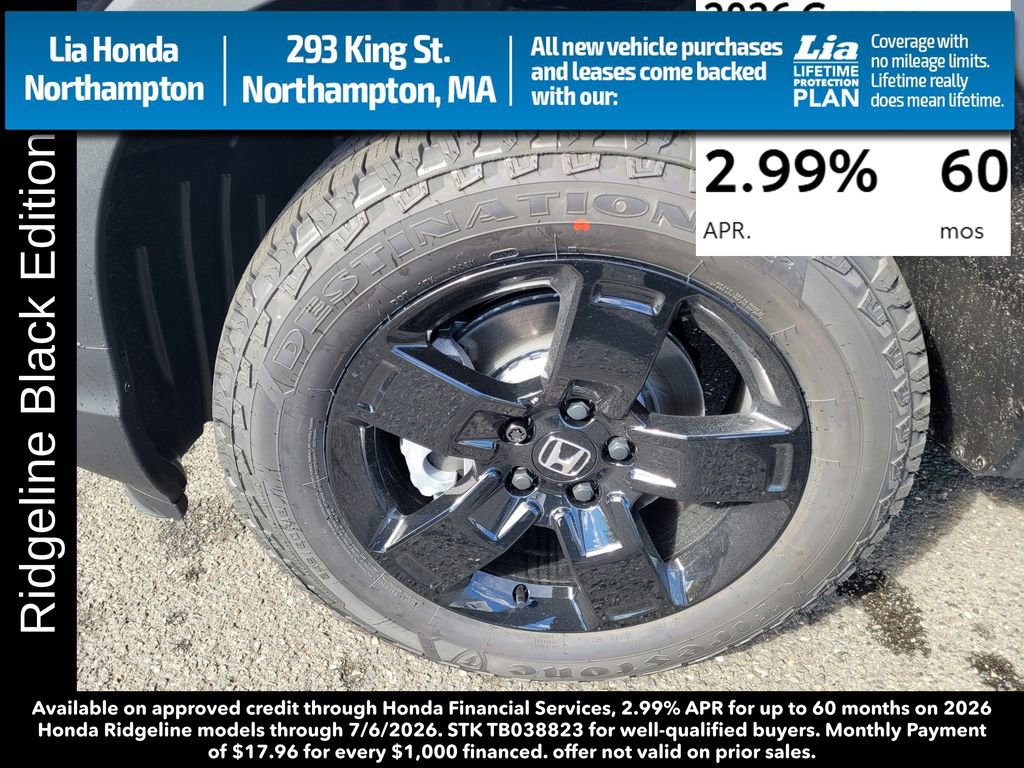 New 2026 Honda Ridgeline Black Edition image 12