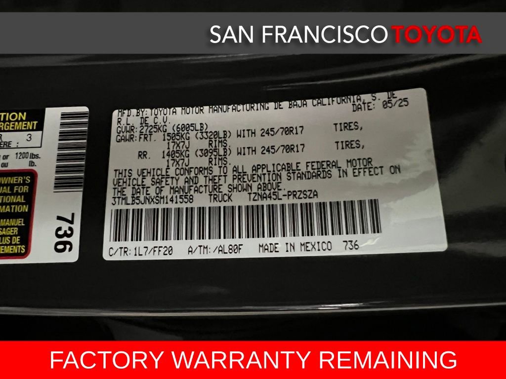 Certified 2025 Toyota Tacoma SR5 image 40
