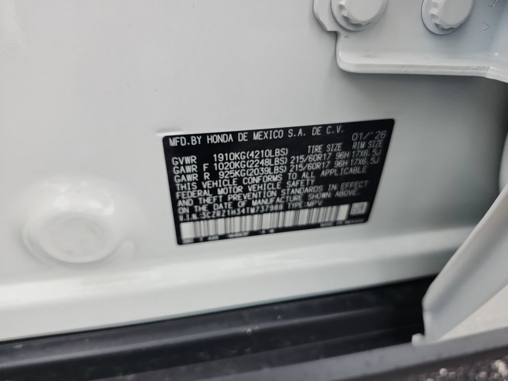 New 2026 Honda HR-V LX image 35