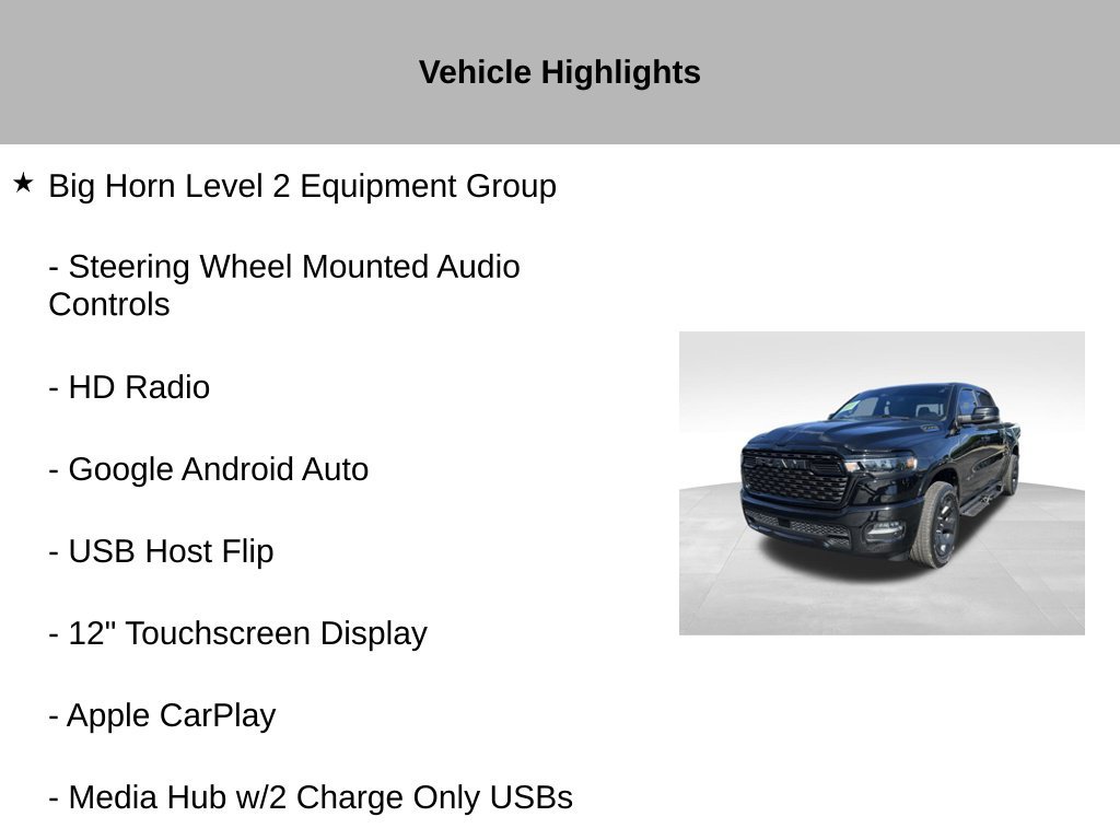 Used 2025 RAM 1500 Big Horn AWD/4WD image 54