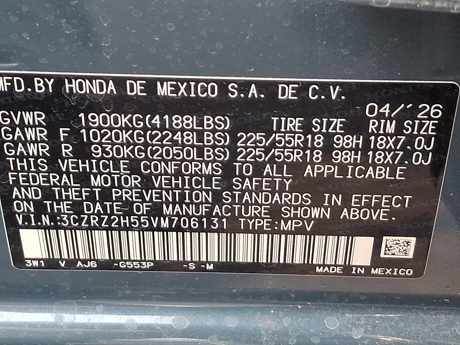 New 2027 Honda HR-V Sport image 10