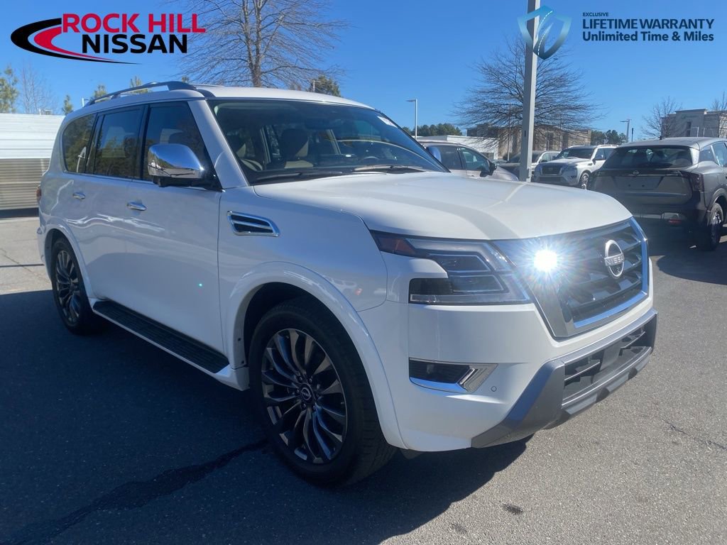 Used 2024 Nissan Armada Platinum w/ Captain's Chairs Package image 1