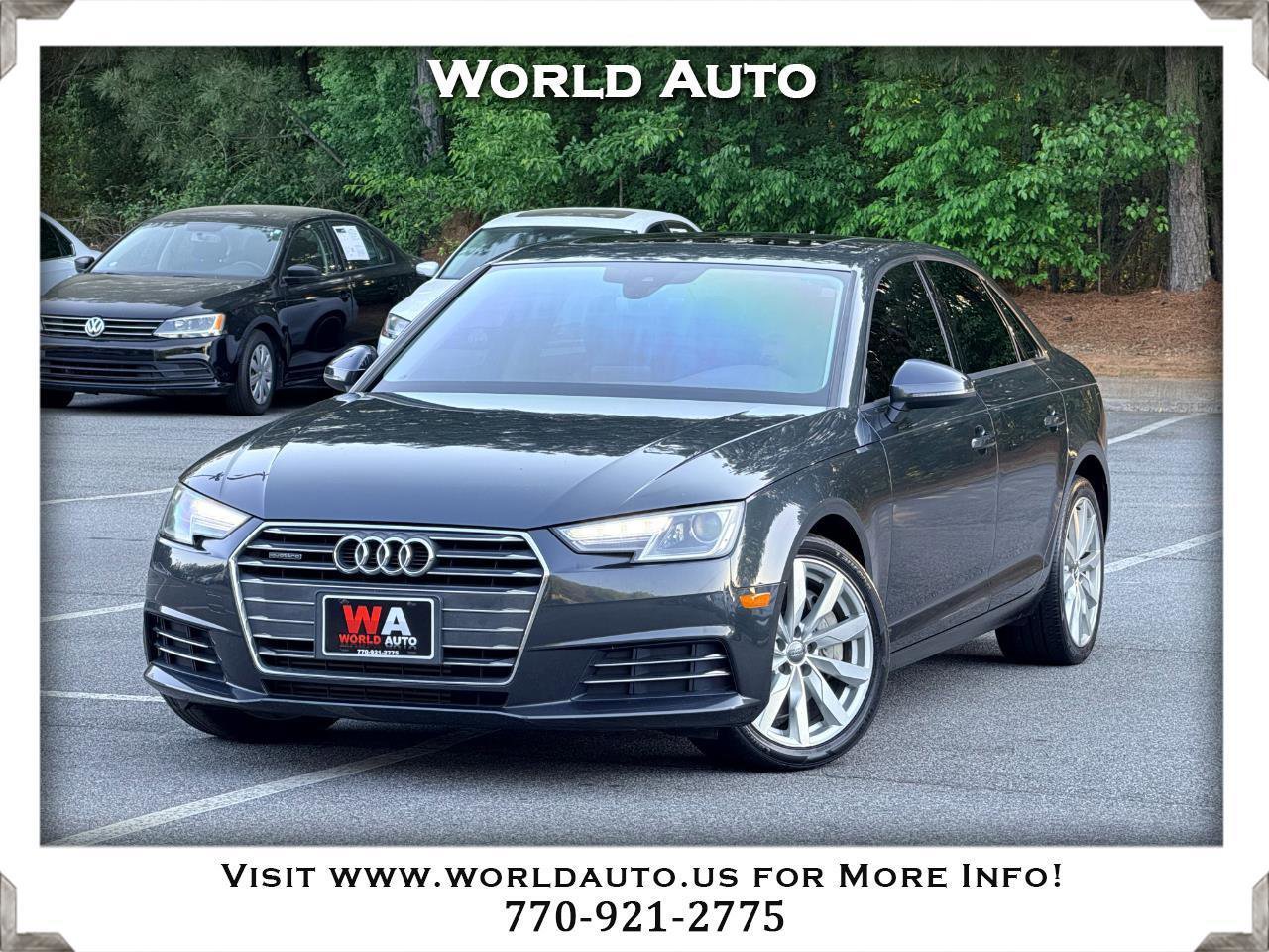 Used 2017 Audi A4 2.0T Premium w/ Convenience Package AWD/4WD image 1