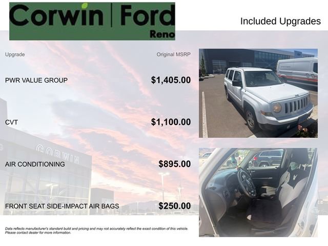 Used 2011 Jeep Patriot Sport w/ PWR Value Group FWD image 8