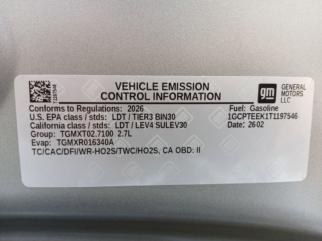 New 2026 Chevrolet Colorado Trail Boss AWD/4WD image 35
