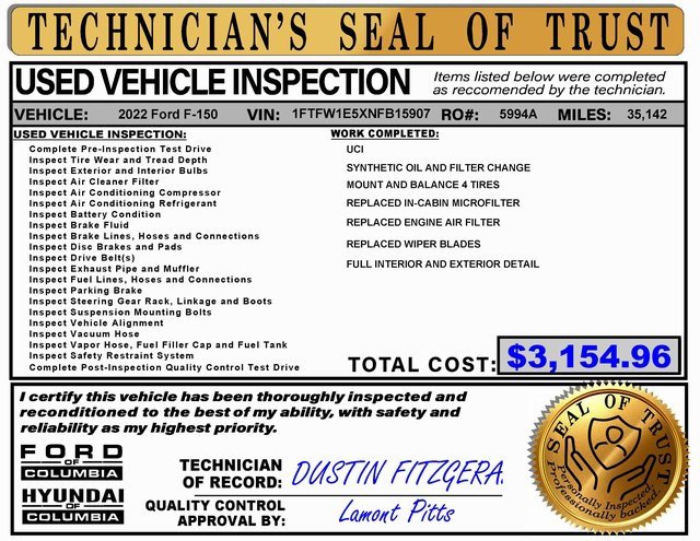 Used 2022 Ford F150 King Ranch w/ Equipment Group 601A High