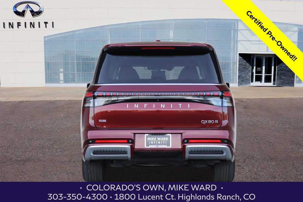 Certified 2025 INFINITI QX80 Sensory image 4