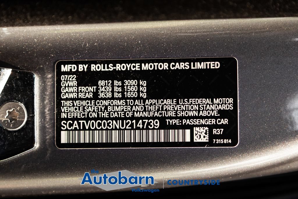 Used 2022 Rolls-Royce Ghost w/ Ghost Package AWD/4WD image 47