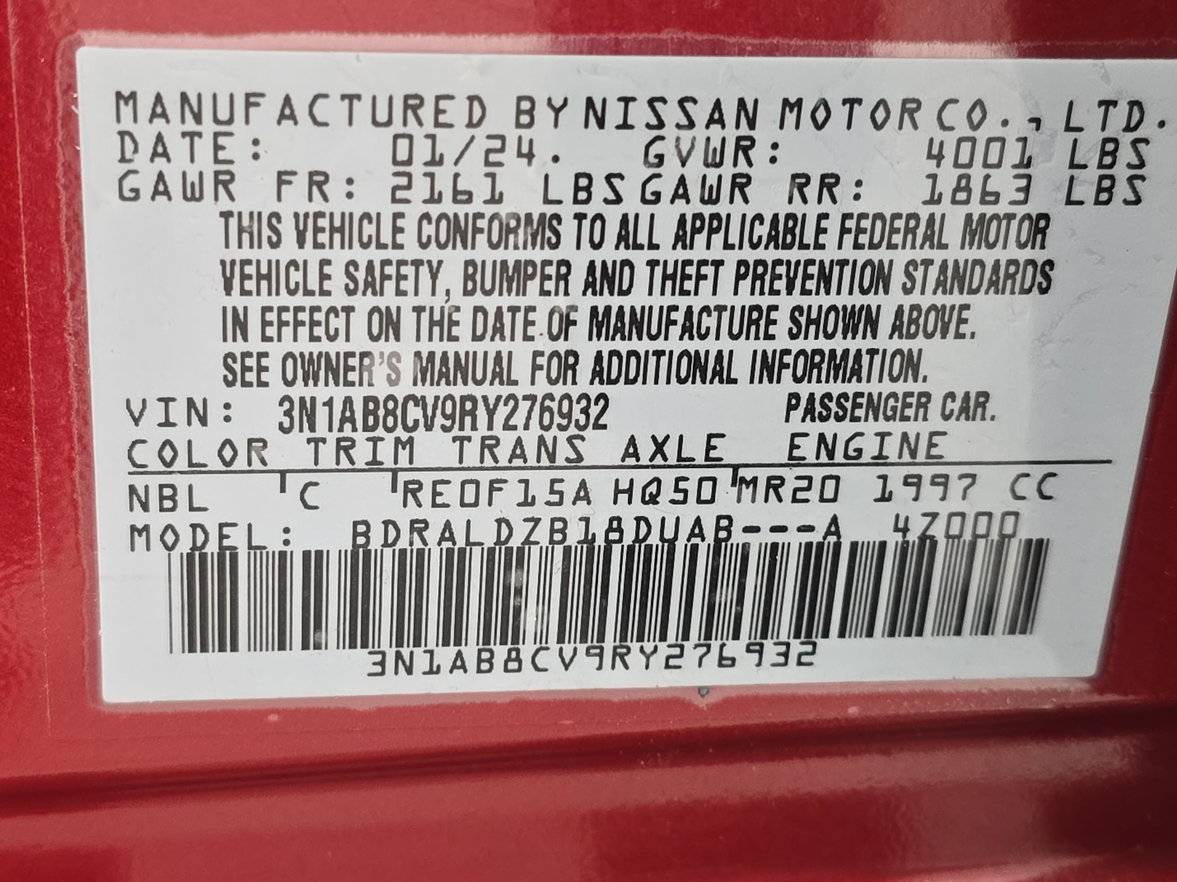 Used 2024 Nissan Sentra SV w/ SV Premium Package FWD image 34