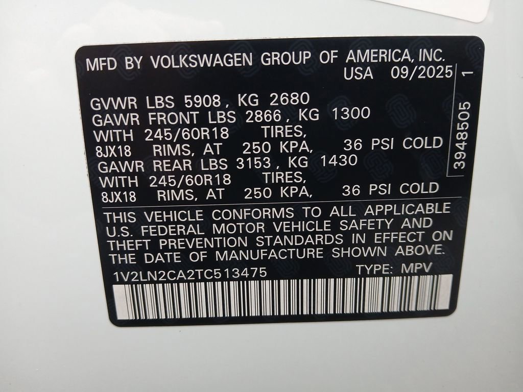 New 2026 Volkswagen Atlas SE AWD/4WD image 28