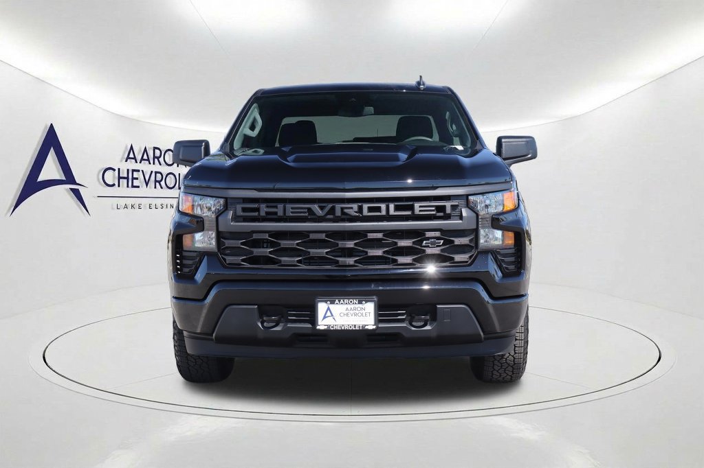 New 2026 Chevrolet Silverado 1500 Custom w/ Turbomax Blackout Package AWD/4WD image 2