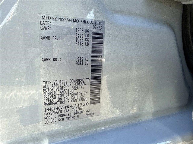 Used 2023 Nissan Altima 2.5 SR w/ SR Premium Package image 30