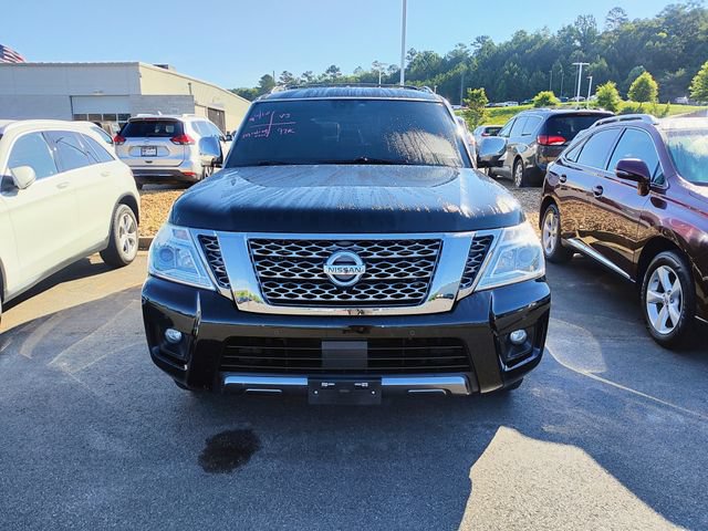 Used 2019 Nissan Armada Platinum w/ Captain's Chairs Package RWD image 2