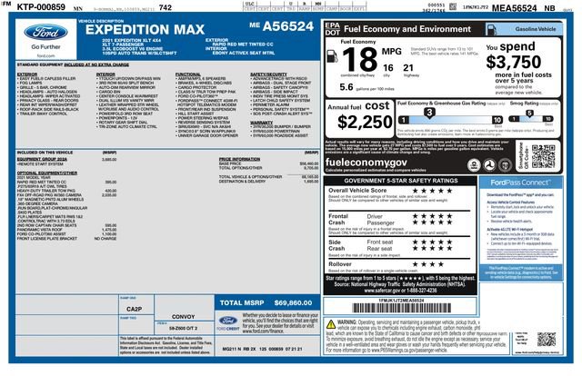 Used 2021 Ford Expedition Max XLT video 3