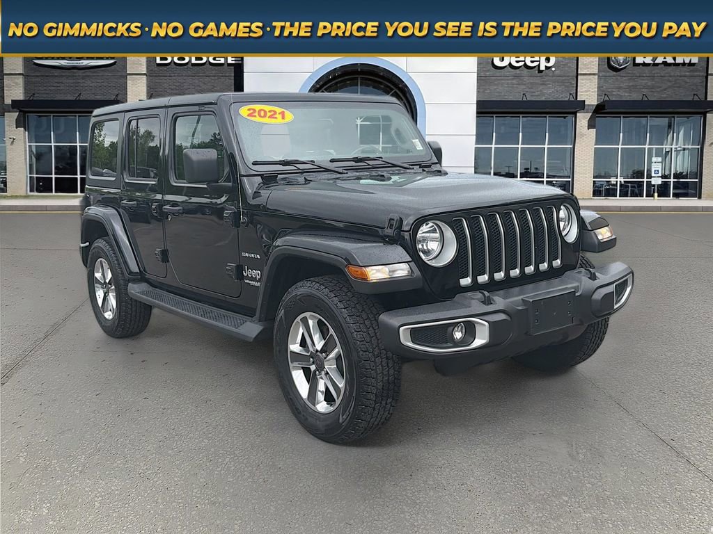 Used 2021 Jeep Wrangler Unlimited Sahara w/ Safety Group