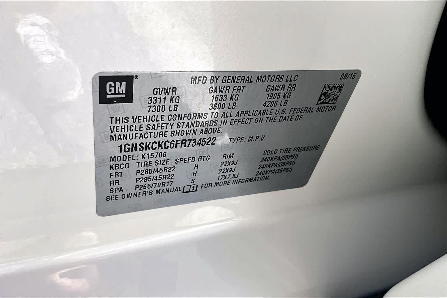 Used 2015 Chevrolet Tahoe LTZ AWD/4WD image 32