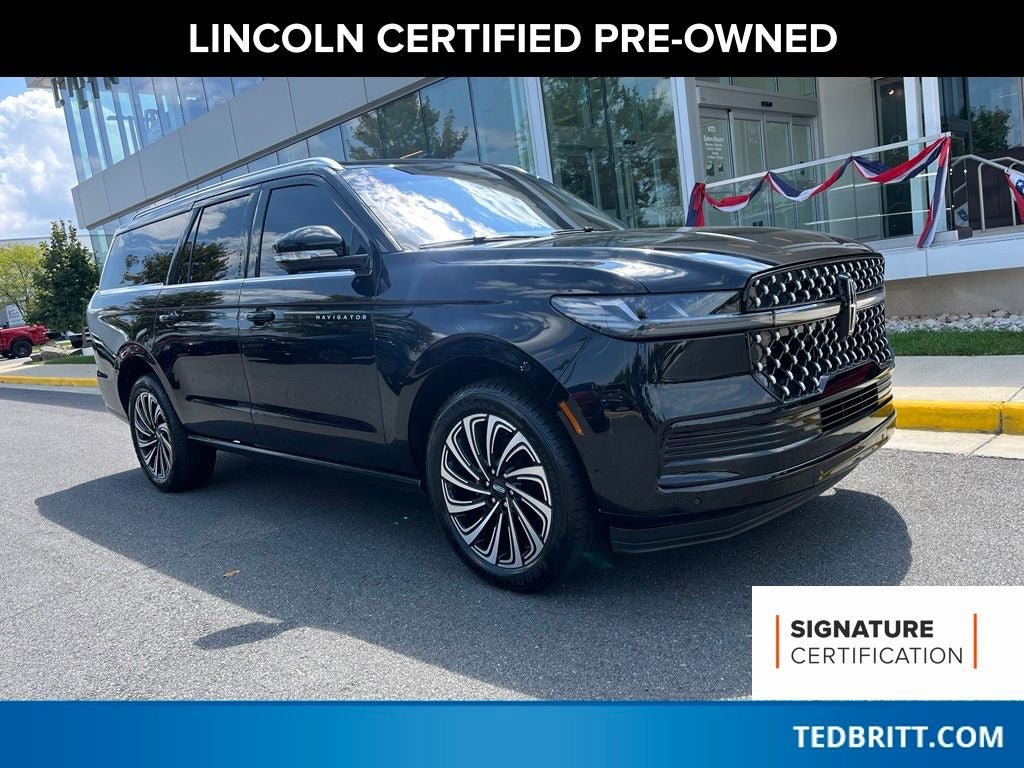 Certified 2025 Lincoln Navigator L Black Label