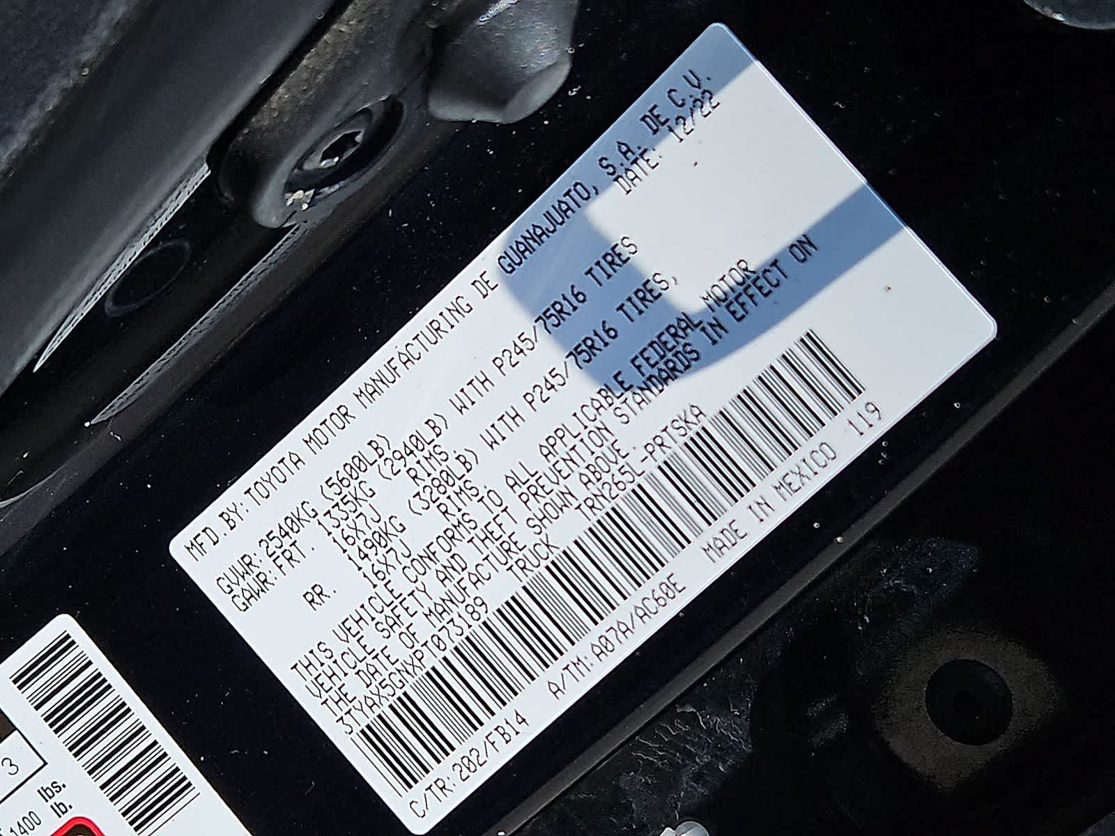 Used 2023 Toyota Tacoma SR w/ SR Convenience Package RWD image 36