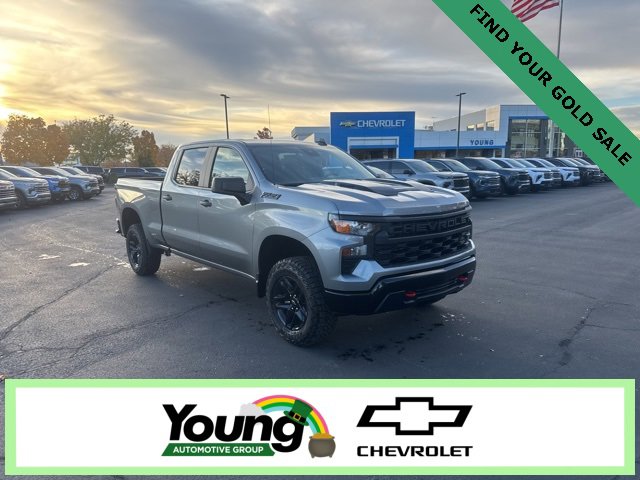 New 2026 Chevrolet Silverado 1500 Custom Trail Boss w/ LPO, Dark Essentials Package