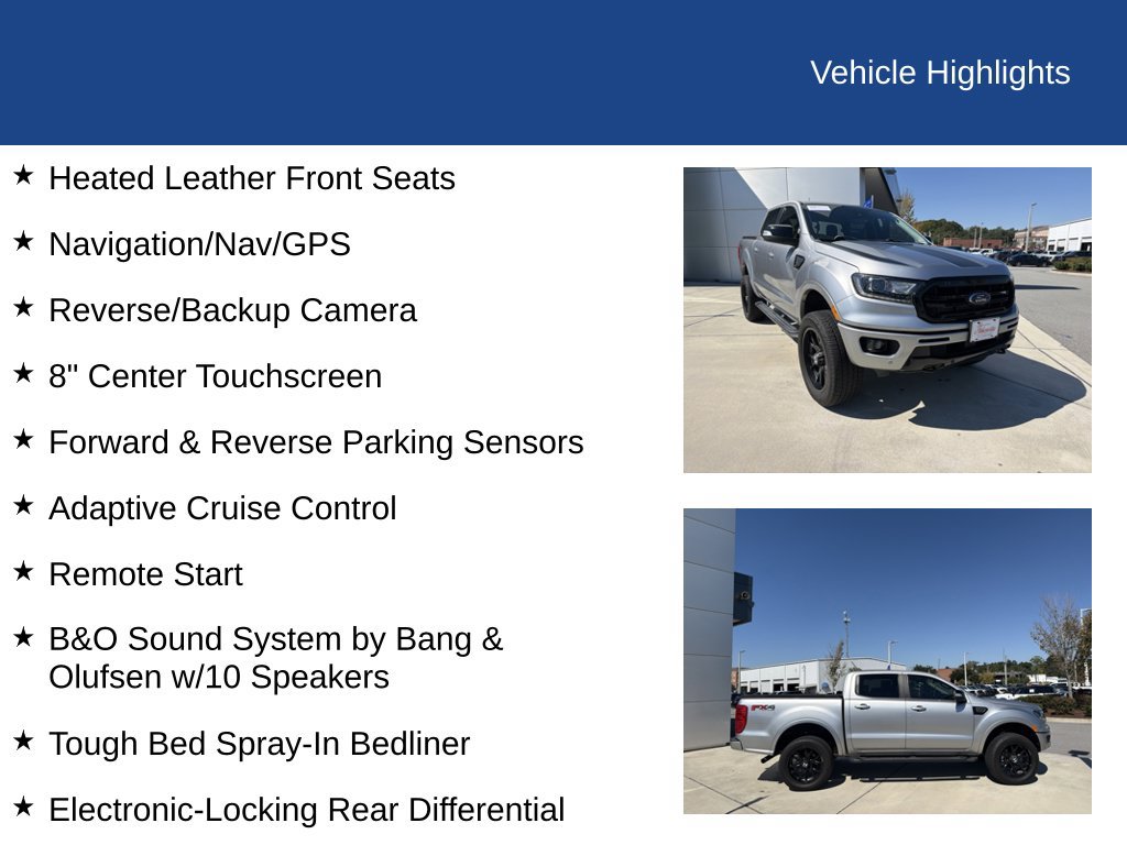 Used 2020 Ford Ranger Lariat w/ Equipment Group 501A Mid AWD/4WD image 29