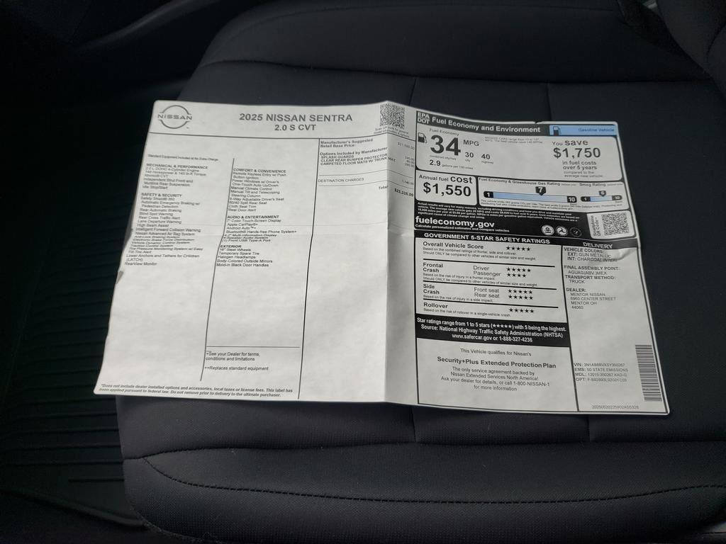 Certified 2025 Nissan Sentra S image 36