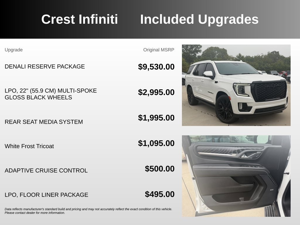 Used 2023 GMC Yukon Denali w/ Denali Reserve Package RWD image 5