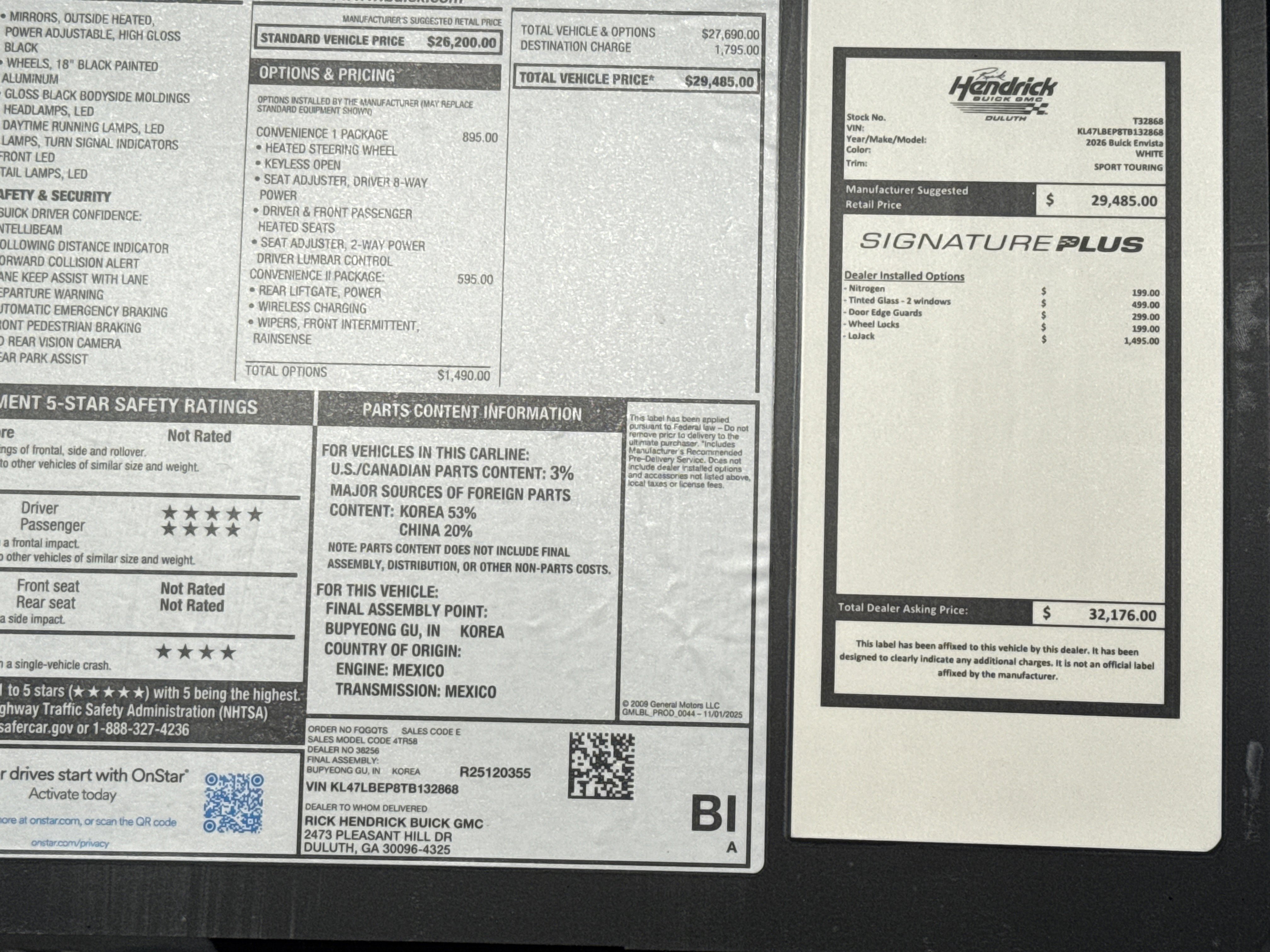 New 2026 Buick Envista Sport Touring w/ Convenience I Package image 35