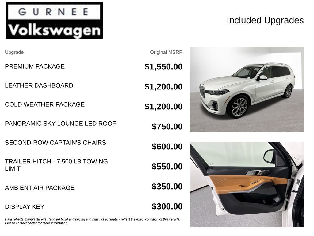 Used 2019 BMW X7 xDrive50i w/ Premium Package image 4