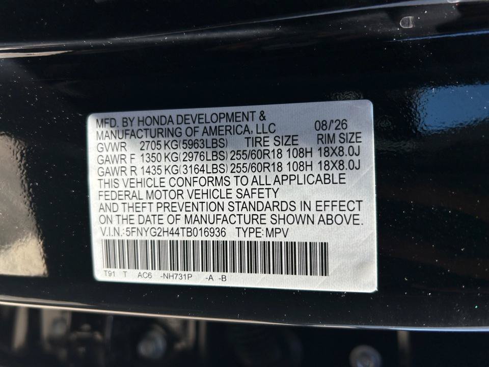 New 2026 Honda Pilot EX-L image 35